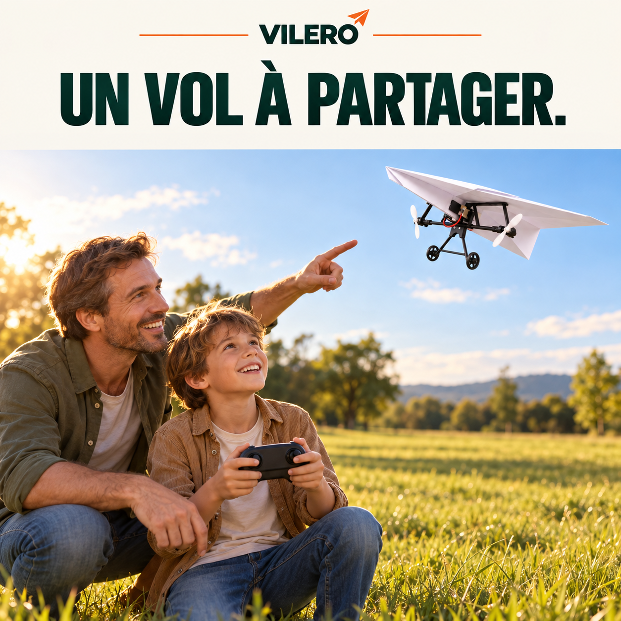 Kit avion en papier télécommandé