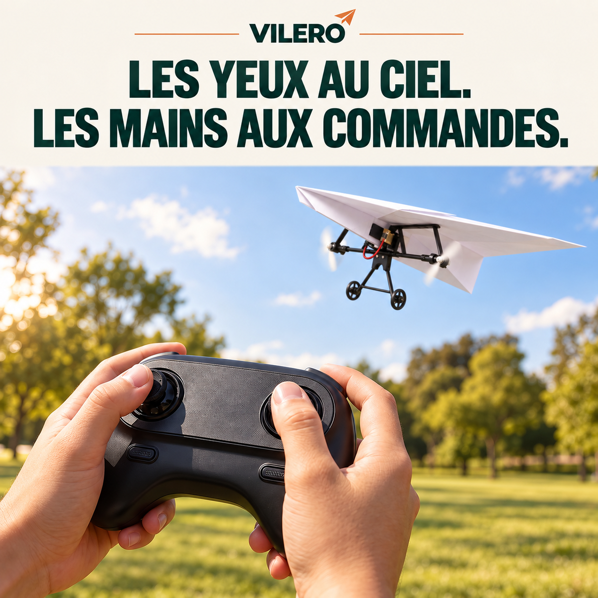 Kit avion en papier télécommandé